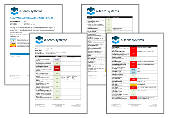 linux security assessments for servers